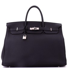 Hermes Birkin Handbag Black