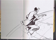 BELLE DEDICACE SCHUITEN   CITES OBSCURES: LA FRONTIERE INVISIBLE T.1  EO + CARTE