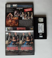 VHS MAVERICK  - MEL GIBSON -J.FOSTER-1994 - WARNER -1 VHS IN BOX DOPPIO -EX NOL.