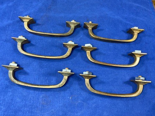Vintage brass drawer door - vintage,