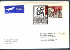 AUSTRIA - 1984 - 50° morte di Anton Hanak, isolato su dispaccio aereo