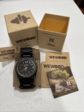 Orologio WeWood Alpha Nero Oro