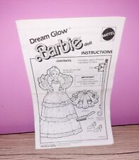 ISTRUZIONI BARBIE DREAM GLOW 1985 LUCE DI STELLE TAIWAN SUPERSTAR RARISSIME