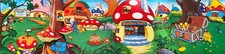 SCENOGRAFIA MONDO DEI PUFFI