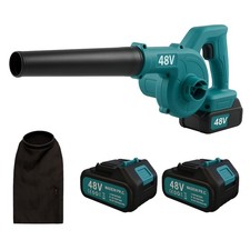 Soffiatore Foglie a Batteria 48V con Doppia Batteria Velocità Aria Regolabile