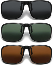 3 Pezzi Clip Occhiali Da Sole