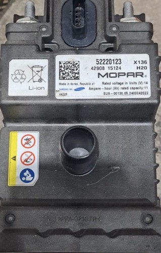 52220123 batteria fiat 500 - 52220123,