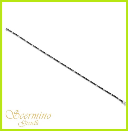 Braccialetto uomo oro bianco - braccialetto,