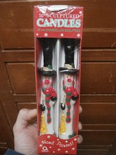 Candele candela Pupazzo di Neve decorazioni NATALE candles 25cm albero babbo