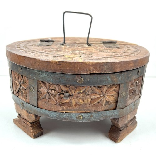 Antica scatola rotonda - , in