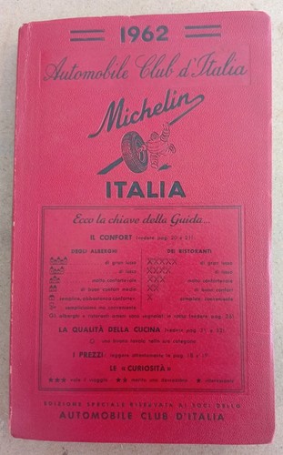 1962 michelin italia guida - 1962,