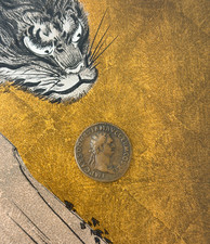 Antica moneta romana Domiziano