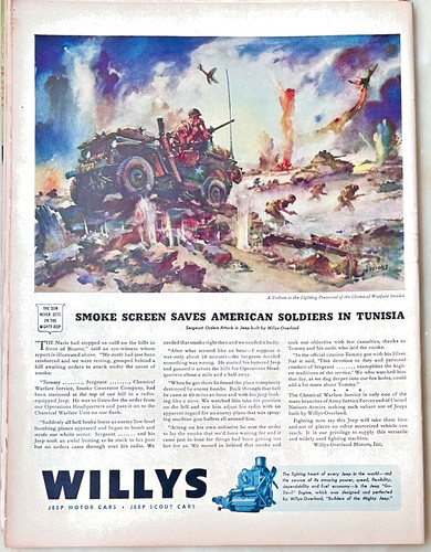 Pubblicità rivista 1944 per