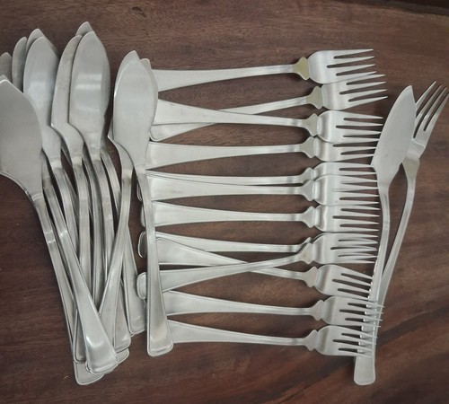 Set posate pesce più - set, da