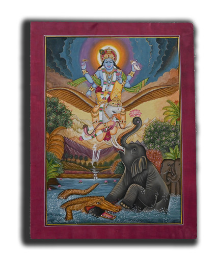 Vishnu salva elefante - vishnu,