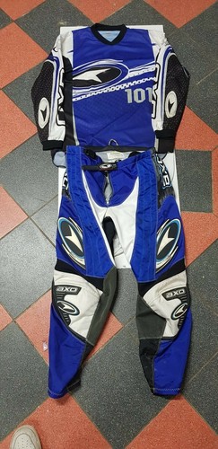 Tuta motocross axo blu - tuta,