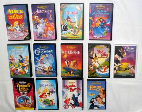 Lotto vhs disney ragazzi re - 13,