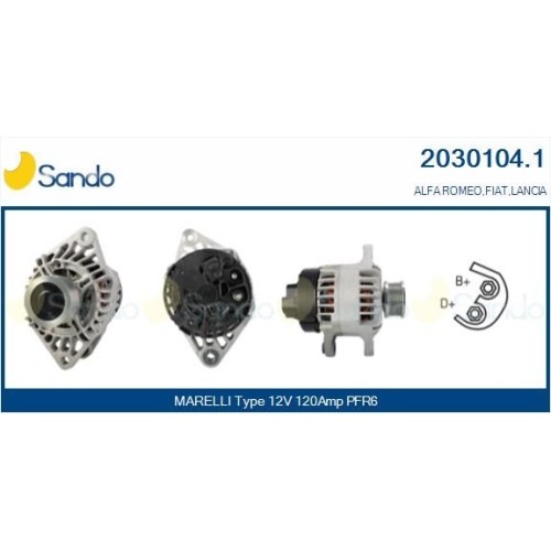 Generatore sando 2030104 - generatore, 2030104.1