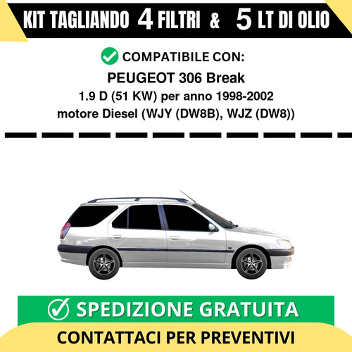 Tagliando per peugeot 306 - peugeot,