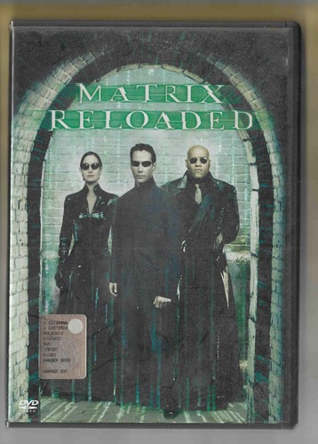 Dvd matrix reloaded keanu - dvd,