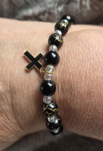 Bracciale perle tondo - bracciale,