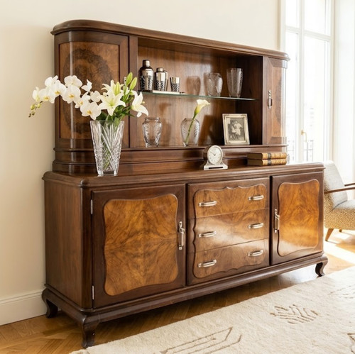 Credenza noce doppio corpo - in,