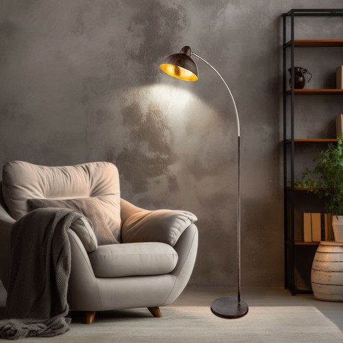 Lampada terra arco led - lampada,