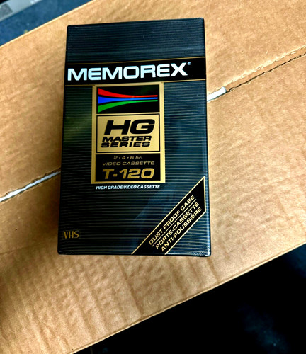 Videocassette vhs memorex - videocassette,