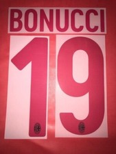 KIT BONUCCI 19 ROSSO X MAGLIA