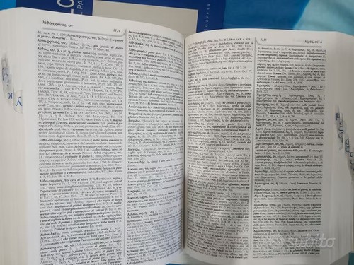 Dizionario greco rocci - greco,