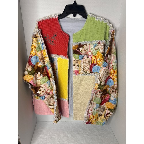 Giacca maglione filato gattino