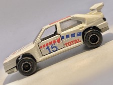 Majorette🔥1986 Citroen BX4 TC Rally, 1:56 HTF n. 225 in bianco Made in France
