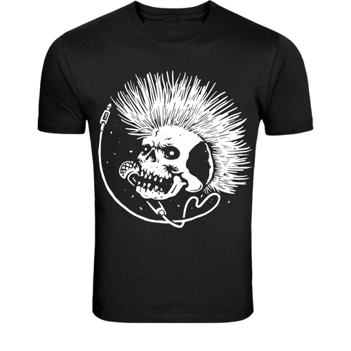 Shirt punk skull mohawk - punk,