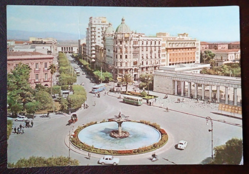 Cartolina foggia piazza cavour - piazza,