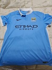 Maglia Nike Manchester City 2015-16 Usata In Buonissimo Stato Taglia L 