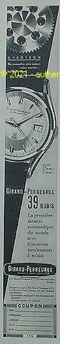 Publicite girard perregaux - publicite,