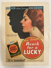 1930 Lucky Strike Sigarette &