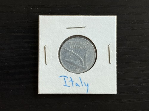 1955 italy lire coin - 1955,