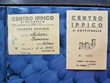 TESSERE CENTRO IPPICO  -