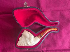 Bella pipa in schiuma meerschaum pfeife pipe in custodia originale