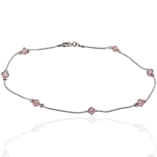 Cavigliera snake argento - cm,
