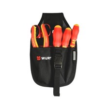 Set Elettricista Marsupio Cacciaviti Pinza Forbice - WÜRTH 071593 735