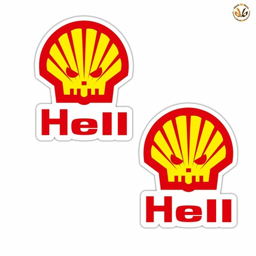 Adesivi teschio hell skull