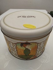 Scatola In Latta Antica Le Tre