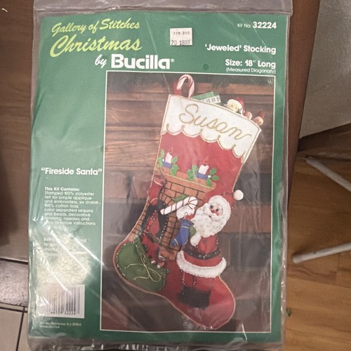 Bucilla fireside santa kit - bucilla, santa"