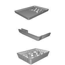 LED Light Fixture for 1-3 Gal Nano Reef - 6W Pro Coral Growth Aquarium Lighting