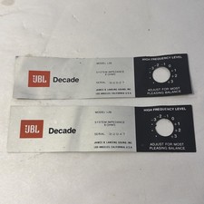 2 targhette logo altoparlante