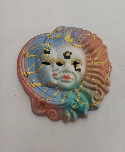 Maschera veneziana gesso - maschera,