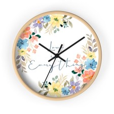 Orologio parete floreale - da,
