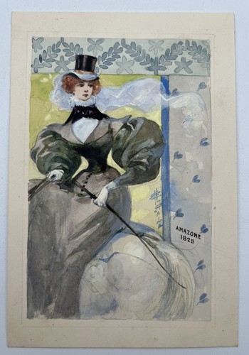 Gouache originale maquette - gouache,